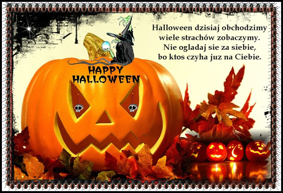 Halloween dzisiaj obchodzimy wiele strachów zobaczymy